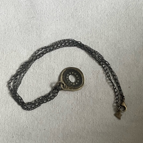 Silpada Sterling Silver and CZ “Anemone” Necklace - Picture 1 of 4